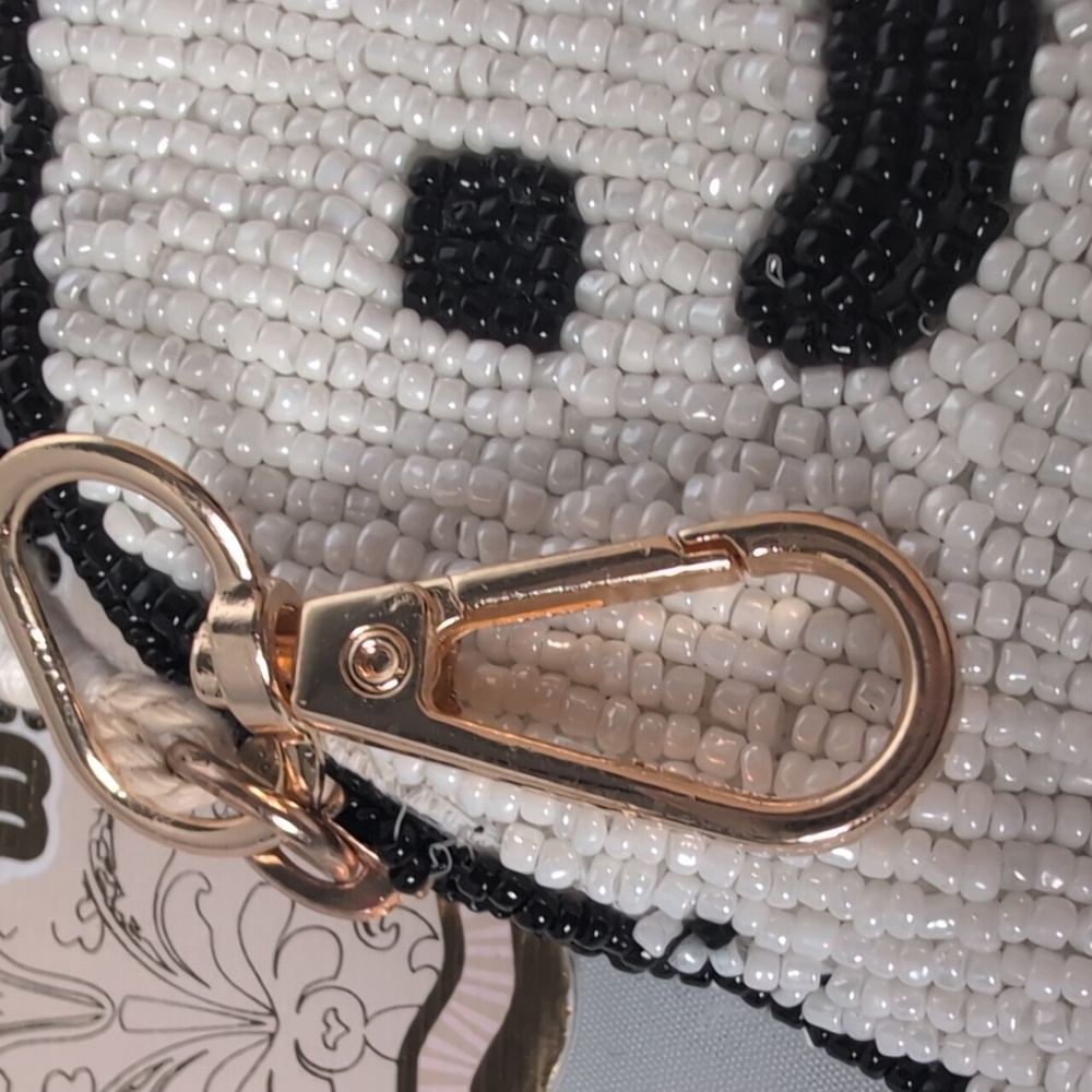 Wandering Moon India Handmade Beaded Ghost Pouch - Picture 8 of 8
